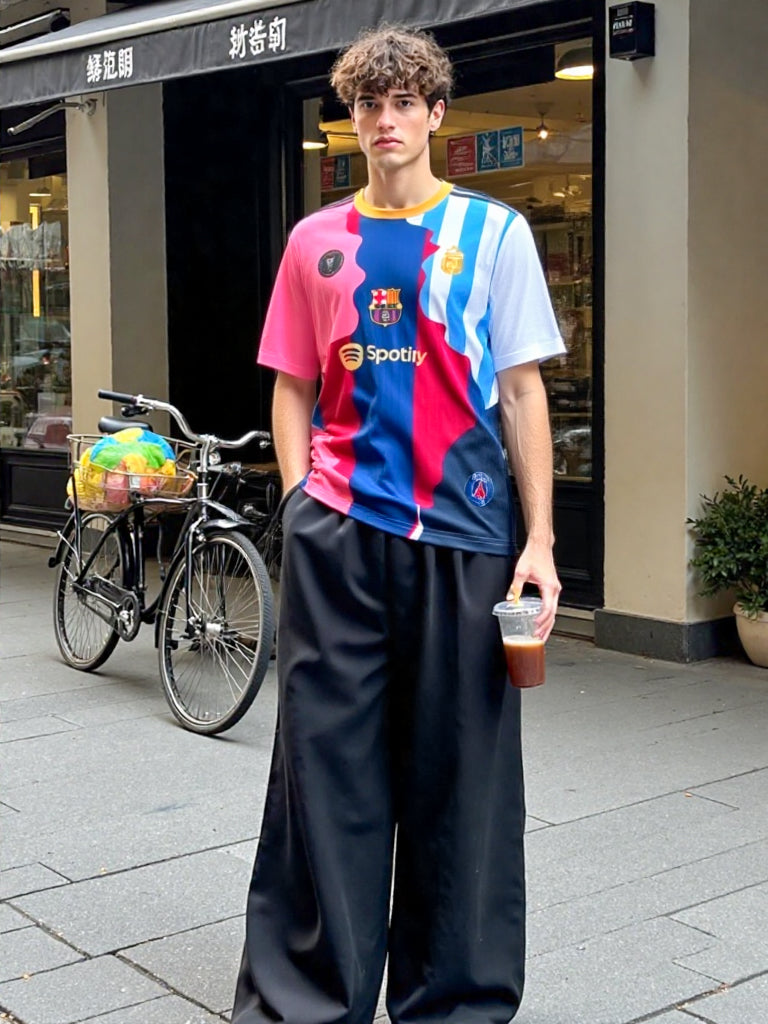 Slim fit Argentina Jersey for men casual wear.